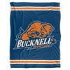 Bucknell University Blanket, 60"x80" Primary Logo Stripes Silky Touch Super Soft Throw Blanket view 2