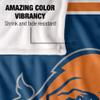 Bucknell University Blanket, 60"x80" Primary Logo Stripes Silky Touch Super Soft Throw Blanket view 4