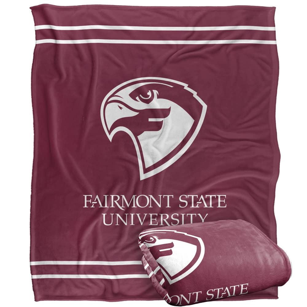 Fairmont State University Blanket, 60"x80" Primary Logo Silky Touch Super Soft Throw Blanket