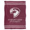 Fairmont State University Blanket, 60"x80" Primary Logo Silky Touch Super Soft Throw Blanket view 2