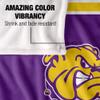Western Illinois University Blanket, 60"x80" Primary Logo Stripes Silky Touch Super Soft Throw Blanket view 4