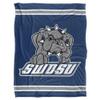 Southwestern Oklahoma State University Blanket, 60"x80" Primary Logo Silky Touch Super Soft Throw Blanket view 2