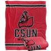 California State University, Northridge Blanket, 60"x80" Primary Logo Stripes Silky Touch Super Soft Throw Blanket