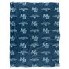 California State University, Monterey Bay Blanket, 60"x80" Logo Pattern Silky Touch Super Soft Throw Blanket view 2
