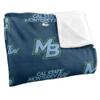 California State University, Monterey Bay Blanket, 60"x80" Logo Pattern Silky Touch Super Soft Throw Blanket view 3