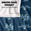 California State University, Monterey Bay Blanket, 60"x80" Logo Pattern Silky Touch Super Soft Throw Blanket view 4