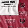 Central Washington University Blanket, 60"x80" Logo Pattern Silky Touch Super Soft Throw Blanket view 4