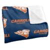 Carroll University Blanket, 60"x80" Logo Pattern Silky Touch Super Soft Throw Blanket view 3