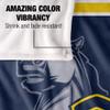 University of Central Oklahoma Blanket, 60"x80" Primary Logo Stripes Silky Touch Super Soft Throw Blanket view 4