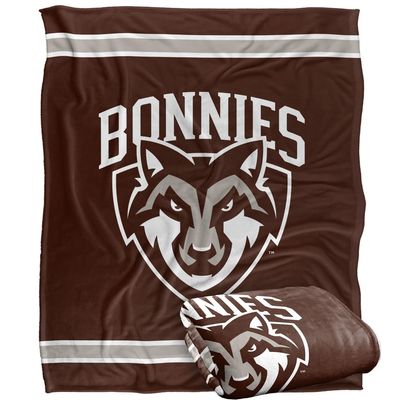 St. Bonaventure University Blanket, 60"x80" Primary Logo Stripes Silky Touch Super Soft Throw Blanket