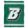 Binghamton University Blanket, 60"x80" Primary Logo Stripes Silky Touch Super Soft Throw Blanket view 2