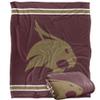 Texas State University Blanket, 60"x80" Primary Logo Stripes Silky Touch Super Soft Throw Blanket view 1