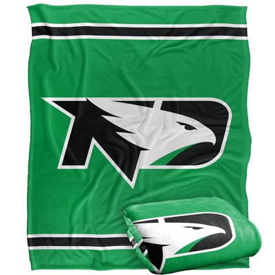 University of North Dakota Blanket, 60"x80" Primary Logo Stripes Silky Touch Super Soft Throw Blanket