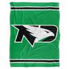 University of North Dakota Blanket, 60"x80" Primary Logo Stripes Silky Touch Super Soft Throw Blanket view 2