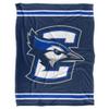 Creighton University Blanket, 60"x80" Primary Logo Stripes Silky Touch Super Soft Throw Blanket view 2
