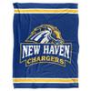 University of New Haven Blanket, 60"x80" Primary Logo Stripes Silky Touch Super Soft Throw Blanket view 2