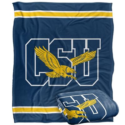 Coppin University Blanket, 60"x80" Primary Logo Stripes Silky Touch Super Soft Throw Blanket