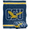 Coppin University Blanket, 60"x80" Primary Logo Stripes Silky Touch Super Soft Throw Blanket view 1