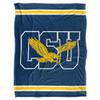 Coppin University Blanket, 60"x80" Primary Logo Stripes Silky Touch Super Soft Throw Blanket view 2