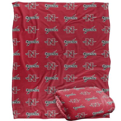 Nicholls State University Blanket, 60"x80" Logo Pattern Silky Touch Super Soft Throw Blanket