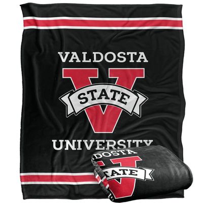 Valdosta State University Blanket, 60"x80" Primary Logo Stripes Silky Touch Super Soft Throw Blanket