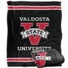 Valdosta State University Blanket, 60"x80" Primary Logo Stripes Silky Touch Super Soft Throw Blanket view 1
