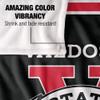Valdosta State University Blanket, 60"x80" Primary Logo Stripes Silky Touch Super Soft Throw Blanket view 4