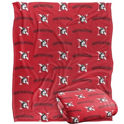 Northeastern University Blanket, 60"x80" Logo Pattern Silky Touch Super Soft Throw Blanket