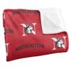 Northeastern University Blanket, 60"x80" Logo Pattern Silky Touch Super Soft Throw Blanket view 3