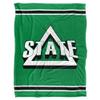 Delta State University Blanket, 60"x80" Primary Logo Stripes Silky Touch Super Soft Throw Blanket view 2