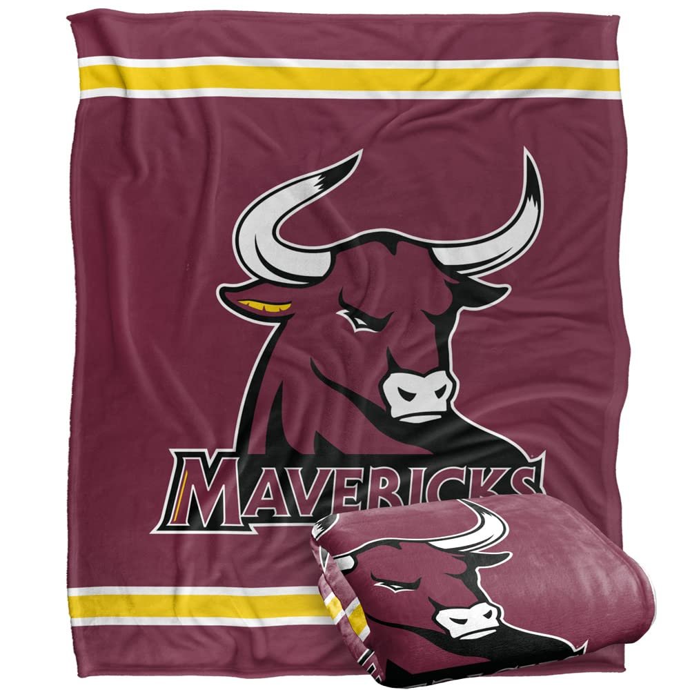 Colorado Mesa University Blanket, 60"x80" Primary Logo Stripes Silky Touch Super Soft Throw Blanket