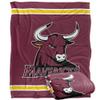 Colorado Mesa University Blanket, 60"x80" Primary Logo Stripes Silky Touch Super Soft Throw Blanket view 1