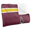 Colorado Mesa University Blanket, 60"x80" Primary Logo Stripes Silky Touch Super Soft Throw Blanket view 3