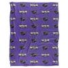 Middle Georgia State University Blanket, 60"x80" Logo Pattern Silky Touch Super Soft Throw Blanket view 2