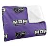 Middle Georgia State University Blanket, 60"x80" Logo Pattern Silky Touch Super Soft Throw Blanket view 3