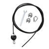 BESPORTBLE 1set Steel Wire Rope Cable for Home Gym Equipment Accessories Multi-Functional Fitness Tool for Arm and Biceps Training Includes Clamps and Wrench view 1