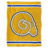Albany State University Blanket, 60"x80" Primary Logo Stripes Silky Touch Super Soft Throw Blanket view 2