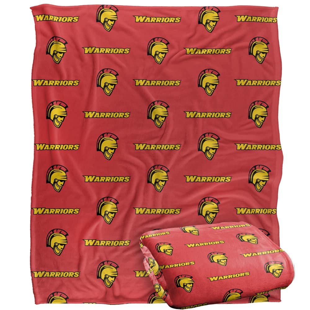 California State University Stanislaus Blanket, 60"x80" Logo Pattern Silky Touch Super Soft Throw Blanket