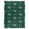 Adams State University Blanket, 60"x80" Logo Pattern Silky Touch Super Soft Throw Blanket view 2