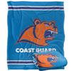 United States Coast Guard Academy Blanket, 60"x80" Primary Logo Stripes Silky Touch Super Soft Throw Blanket view 1