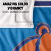 United States Coast Guard Academy Blanket, 60"x80" Primary Logo Stripes Silky Touch Super Soft Throw Blanket view 4