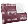 Mississippi State University Blanket, 60"x80" Logo Pattern Silky Touch Super Soft Throw Blanket view 3