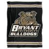 Bryant University Blanket, 60"x80" Primary Logo Stripes Silky Touch Super Soft Throw Blanket view 2