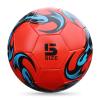 clinmday Professional Soccer Ball, Wear Resistant Waterproof Anti-Extrusion Outdoor Football for Boy Girls and Teens Players,Street Ball Game for Men Red view 1