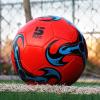 clinmday Professional Soccer Ball, Wear Resistant Waterproof Anti-Extrusion Outdoor Football for Boy Girls and Teens Players,Street Ball Game for Men Red view 4