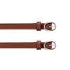 Exion English Spur Straps for Horse Riding  Genuine Leather Pair for Men & Women | Durable Adjustable Classic Look Straps for Boots & Spurs  Black, Havana, Oak Brown view 3
