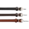 Exion English Spur Straps for Horse Riding  Genuine Leather Pair for Men & Women | Durable Adjustable Classic Look Straps for Boots & Spurs  Black, Havana, Oak Brown view 4