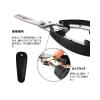 EBIEFLY Split Ring Pliers for Fishing Hook Remover Multitool Fishing Pliers with Sheath Saltwater and Freshwater Fish Lip Gripper Gifts for Fisherman view 3