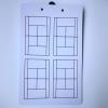 B Baosity Tennis Coaching Boards Strategy Tactic Clipboard Professional 35x22cm Display Board Game Game Plan Demonstration Tactic Board view 3