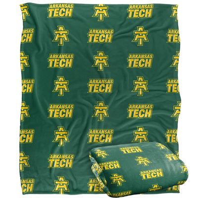 Arkansas Tech University Blanket, 60"x80" Logo Pattern Silky Touch Super Soft Throw Blanket